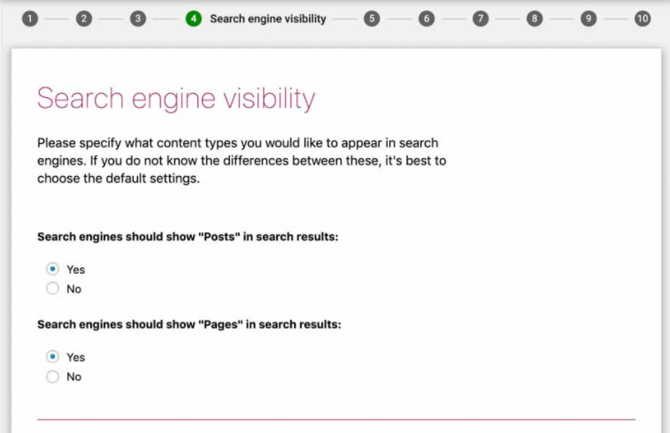 Yoast SEO là gì? Hướng dẫn sử dụng Yoast WordPress SEO 12 Cài dặt Search engine visibility