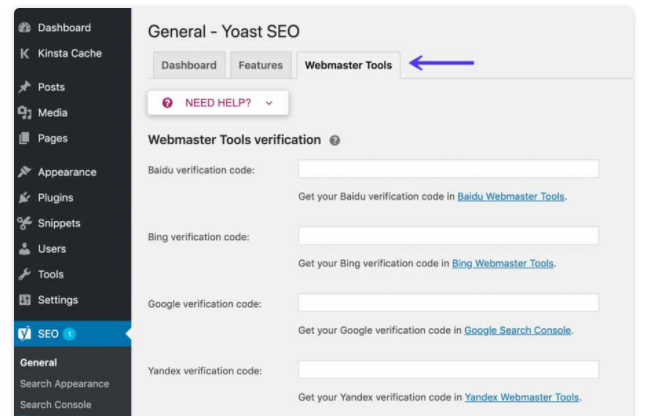 Yoast SEO là gì? Hướng dẫn sử dụng Yoast WordPress SEO 19 Công cụ giúp bạn xác minh website