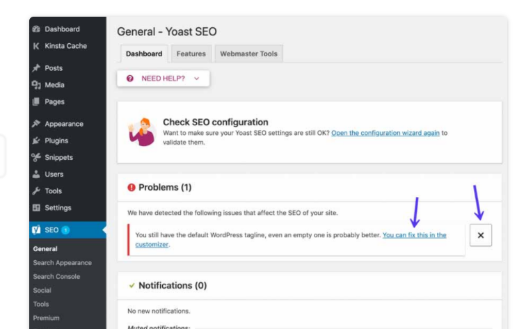 Yoast SEO là gì? Hướng dẫn sử dụng Yoast WordPress SEO 16 Tab General trong Yoast SEO